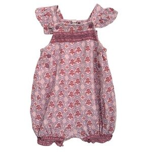 Rabbit Moon Adorable Baby Purple Romper 0-3mo